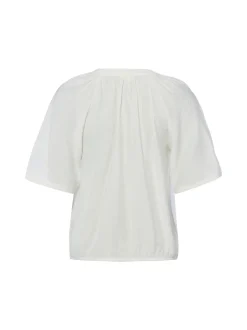 s.Oliver Damen Bluse in weiß - Ausschnitt: V-Ausschnitt