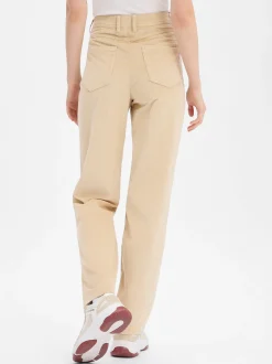 s.Oliver Damen Cordhose in beige - Länge: lang