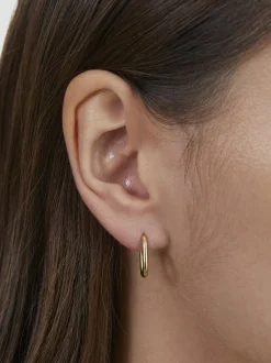 s.Oliver Damen Creolen - Elegant Stones in gold