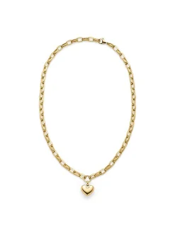 s.Oliver Damen Halskette - Chunky Heart in gold