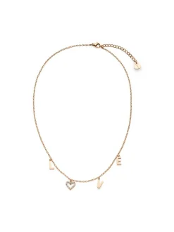 s.Oliver Damen Halskette - Love in roségold