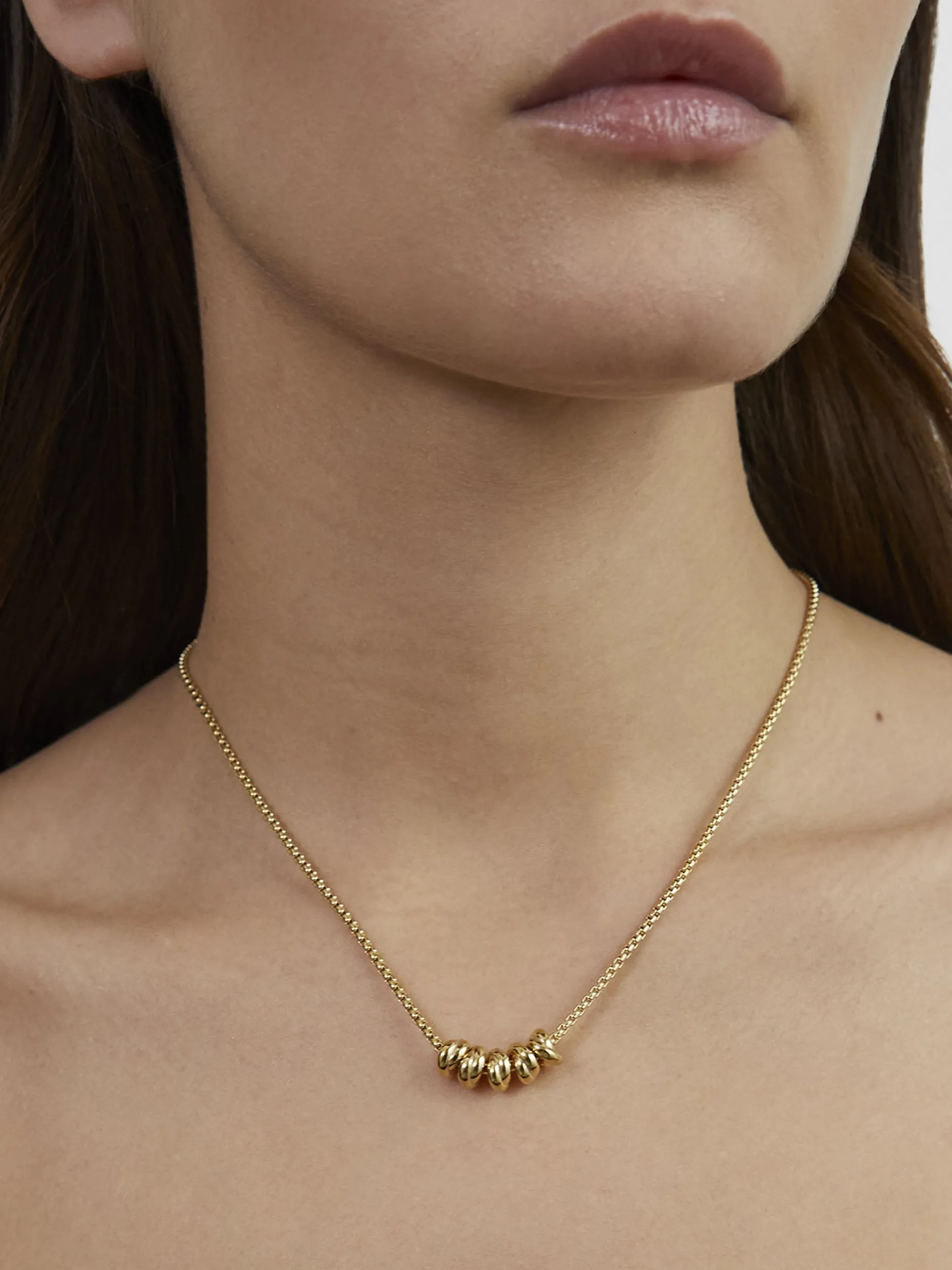 s.Oliver Damen Halskette - Tiny Knots in gold
