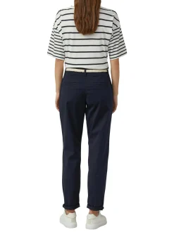 s.Oliver Damen Hose in marine - Länge: lang