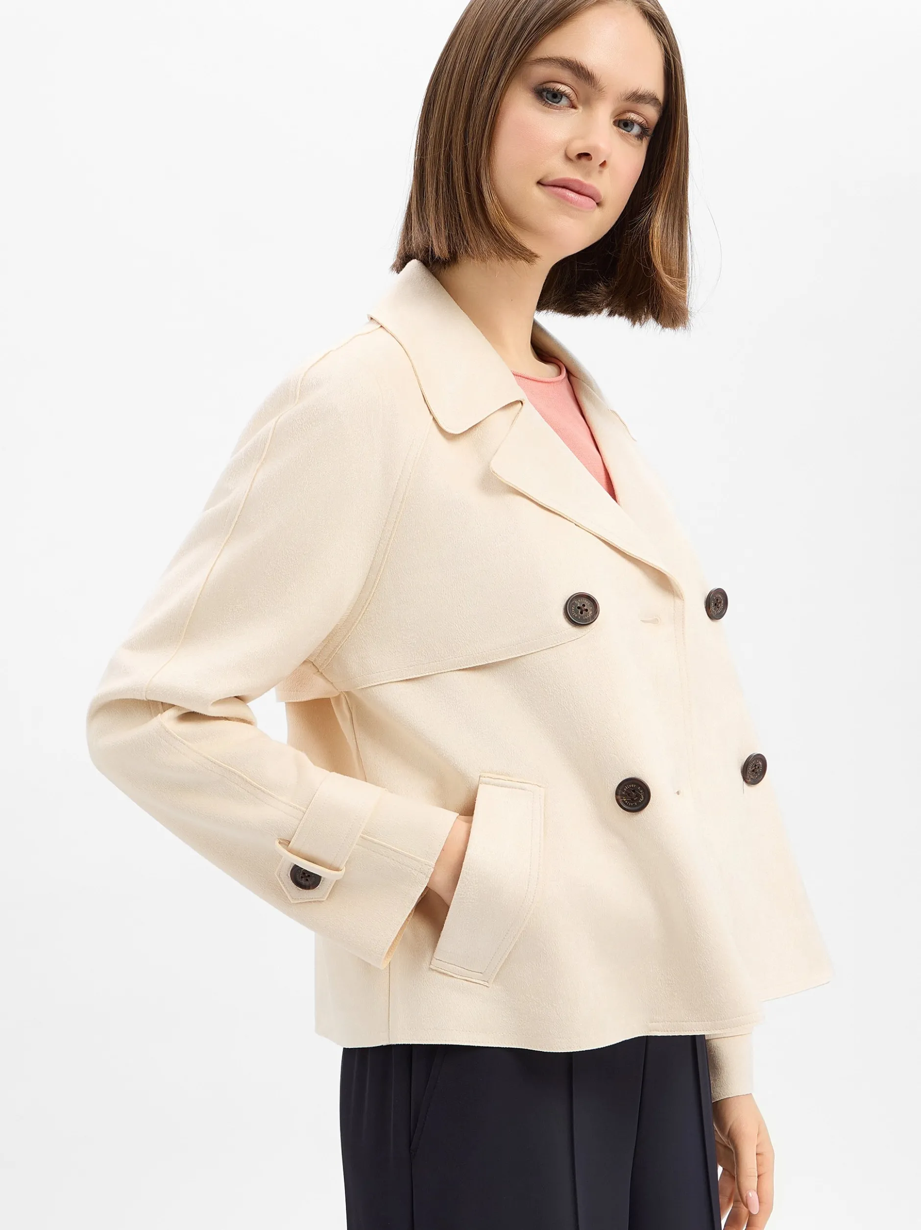 s.Oliver Damen Jacke in sand