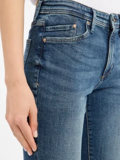 s.Oliver Damen Jeans - Betsy in denim - Länge: lang