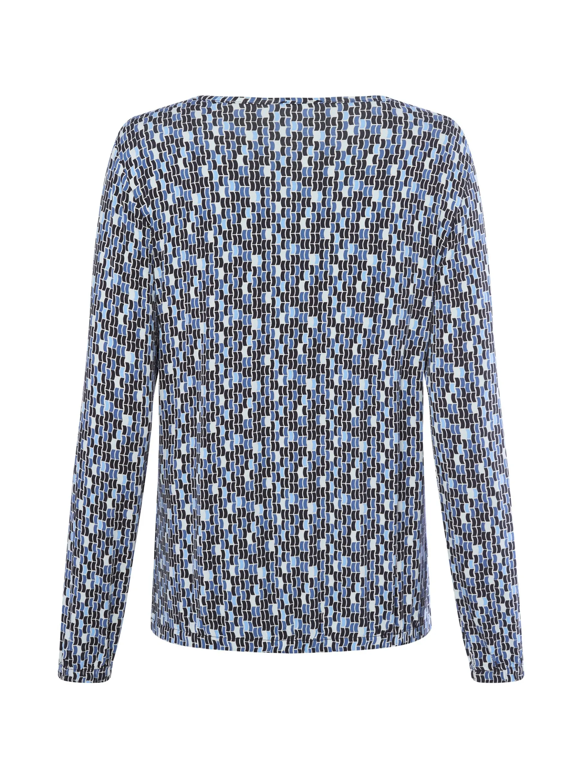 s.Oliver Damen Langarmshirt in hellblau marine