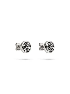 s.Oliver Damen Ohrstecker - Crystal Rock in silber