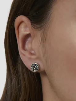 s.Oliver Damen Ohrstecker - Crystal Rock in silber