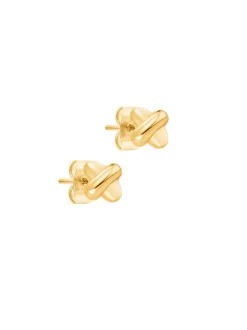 s.Oliver Damen Ohrstecker - Knots in gold