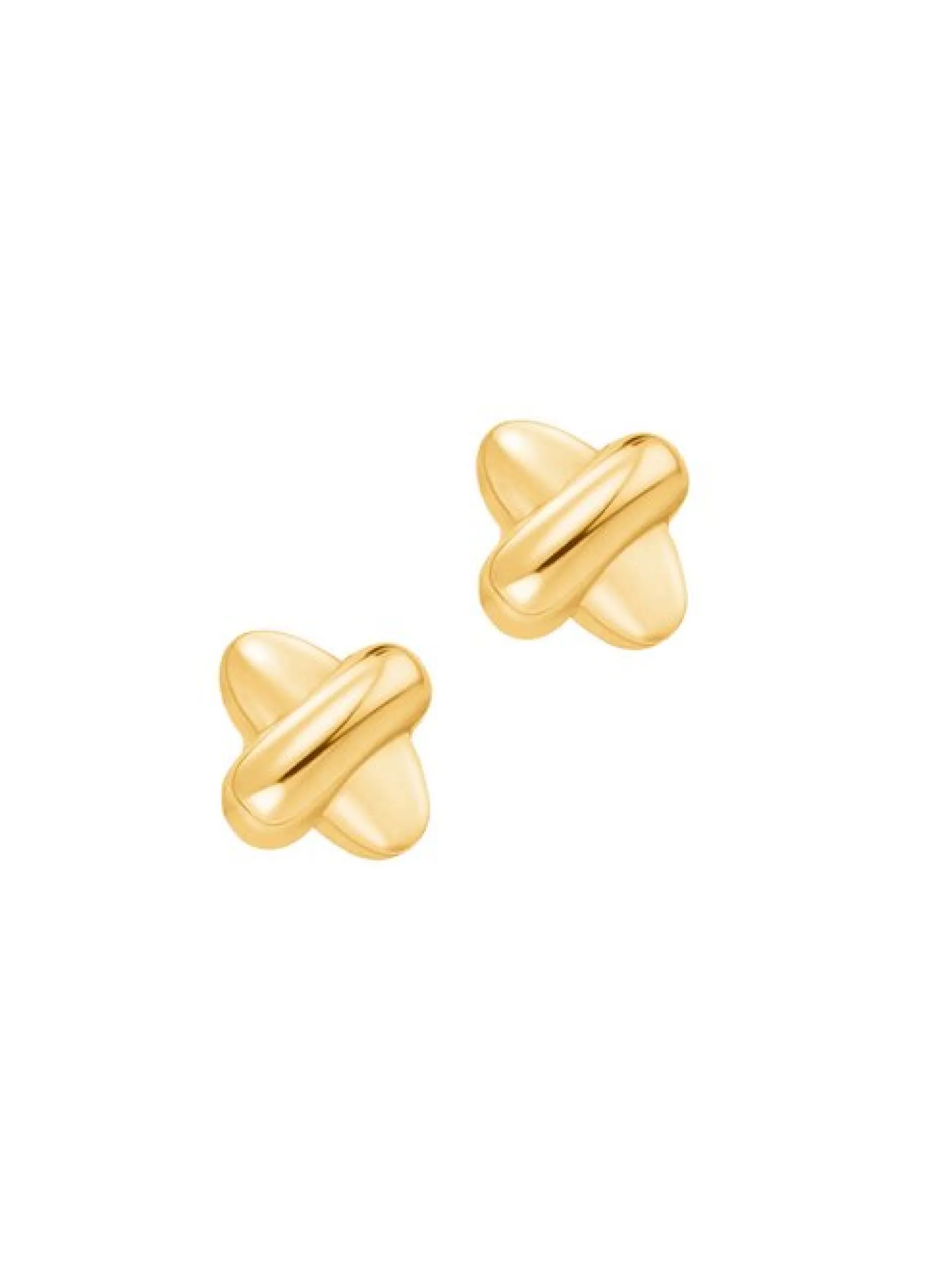 s.Oliver Damen Ohrstecker - Knots in gold