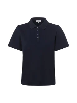 s.Oliver Damen Poloshirt in marine - Ärmel: kurzarm