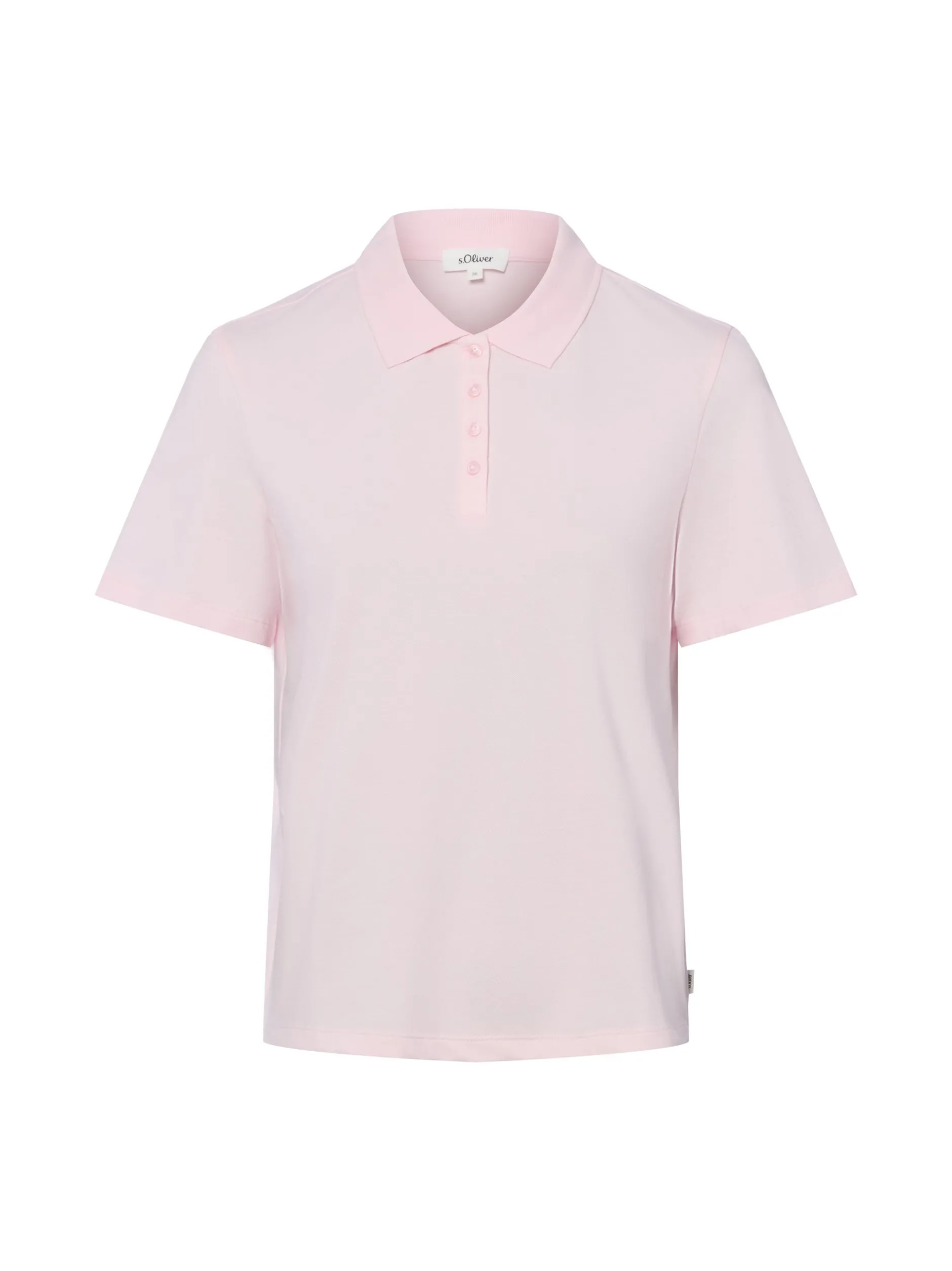 s.Oliver Damen Poloshirt in rosa - Ärmel: kurzarm