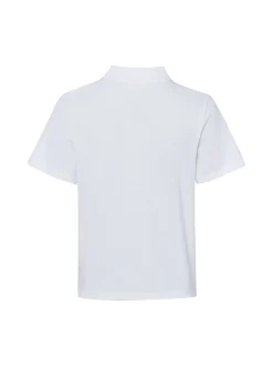 s.Oliver Damen Poloshirt in weiß - Ärmel: kurzarm