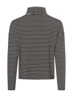 s.Oliver Damen Rollkragenpullover in schwarz weiß