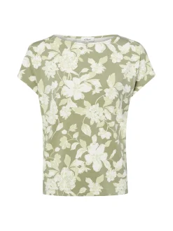 s.Oliver Damen Shirt in schilf weiß - Ärmel: extra kurz