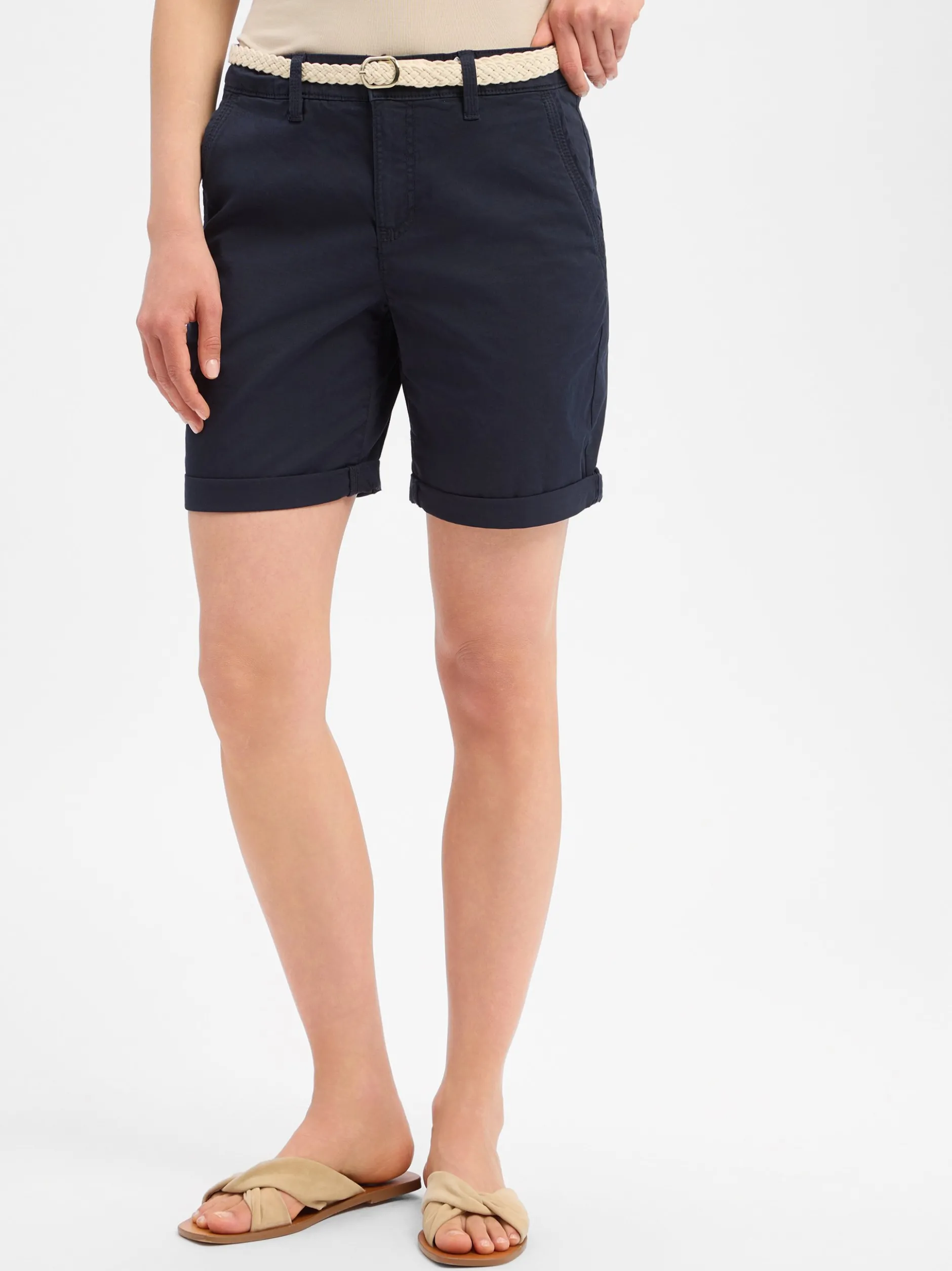 s.Oliver Damen Shorts in marine - Länge: kurz