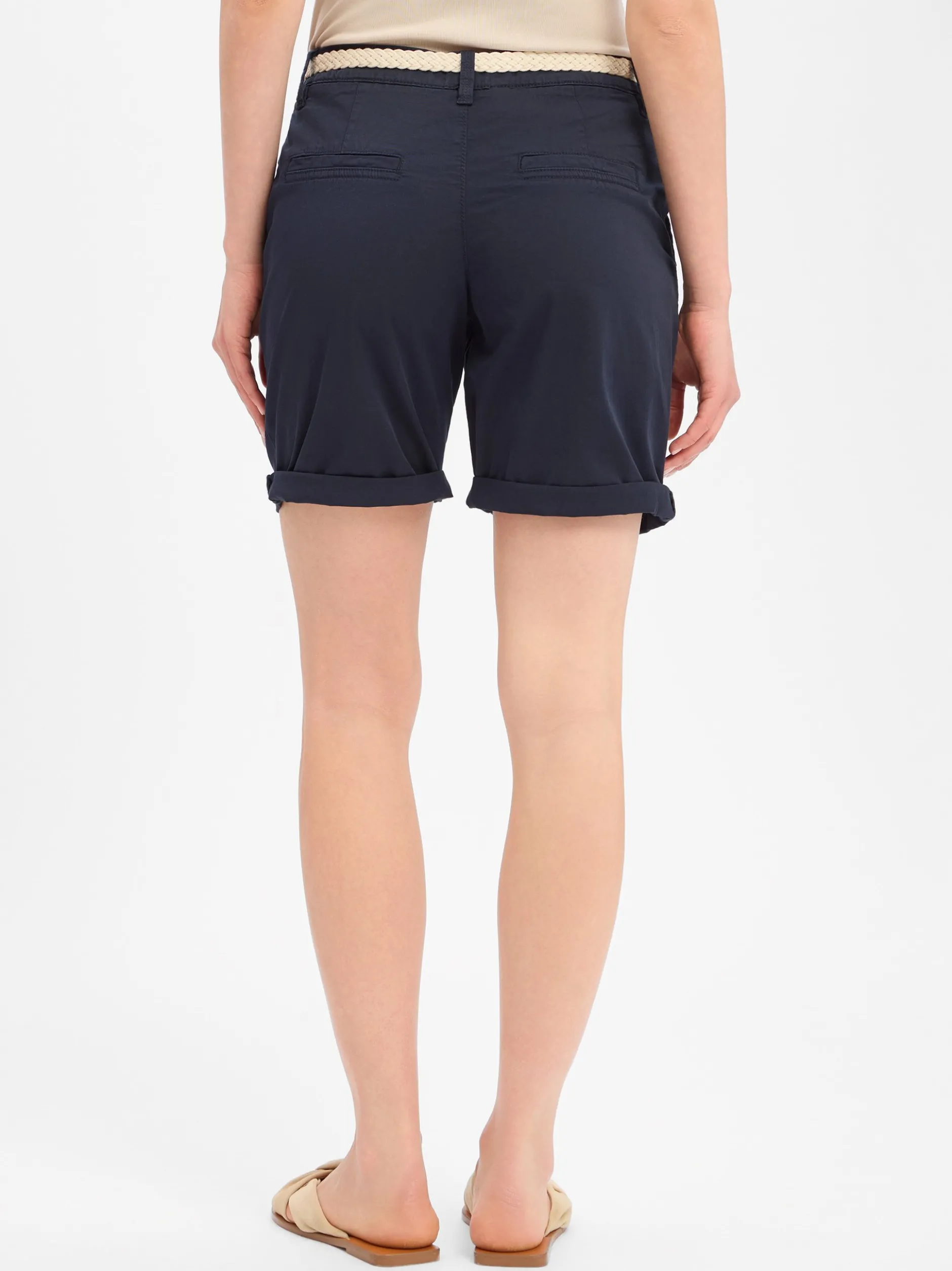 s.Oliver Damen Shorts in marine - Länge: kurz