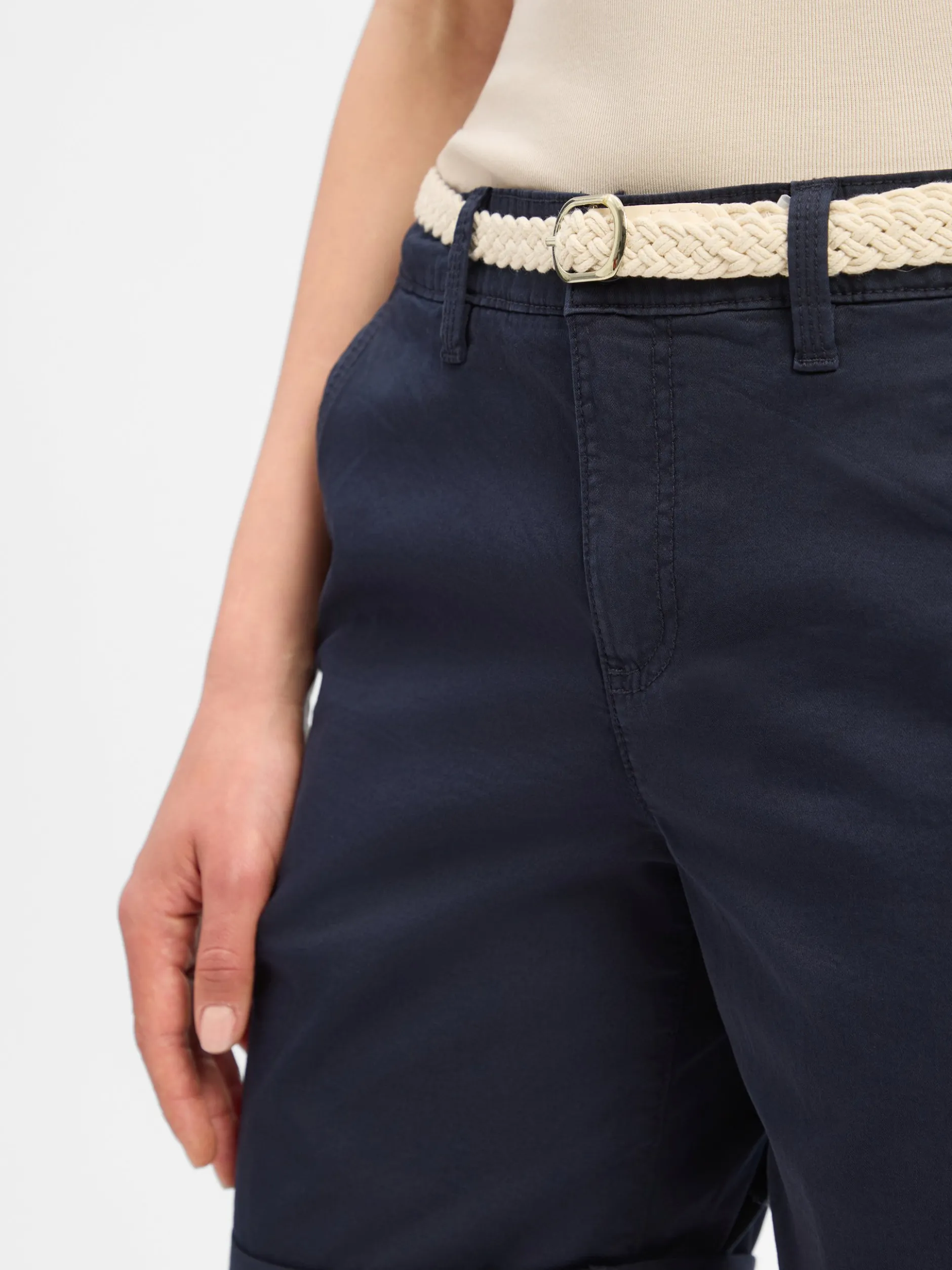 s.Oliver Damen Shorts in marine - Länge: kurz