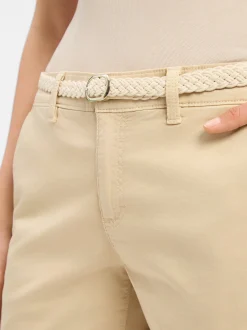 s.Oliver Damen Shorts in sand - Länge: kurz