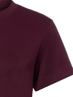 s.Oliver Damen T-Shirt in aubergine - Ärmel: kurzarm