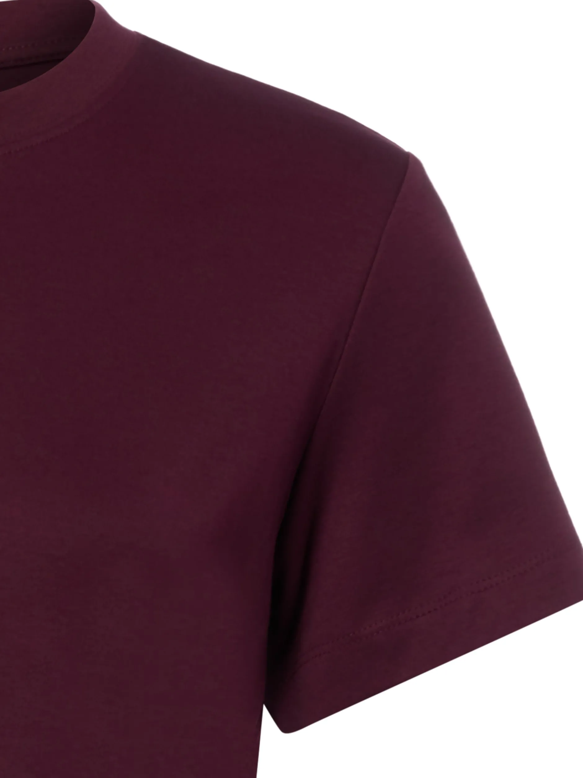 s.Oliver Damen T-Shirt in aubergine - Ärmel: kurzarm