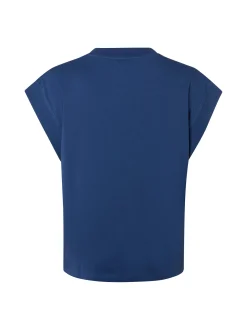 s.Oliver Damen T-Shirt in blau - Ausschnitt: Rundhals