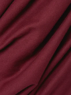 s.Oliver Damen T-Shirt in bordeaux - Ärmel: extra kurz