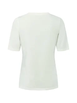 s.Oliver Damen T-Shirt in ecru mehrfarbig