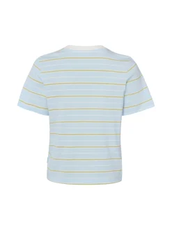 s.Oliver Damen T-Shirt in hellblau grün - Ärmel: kurzarm