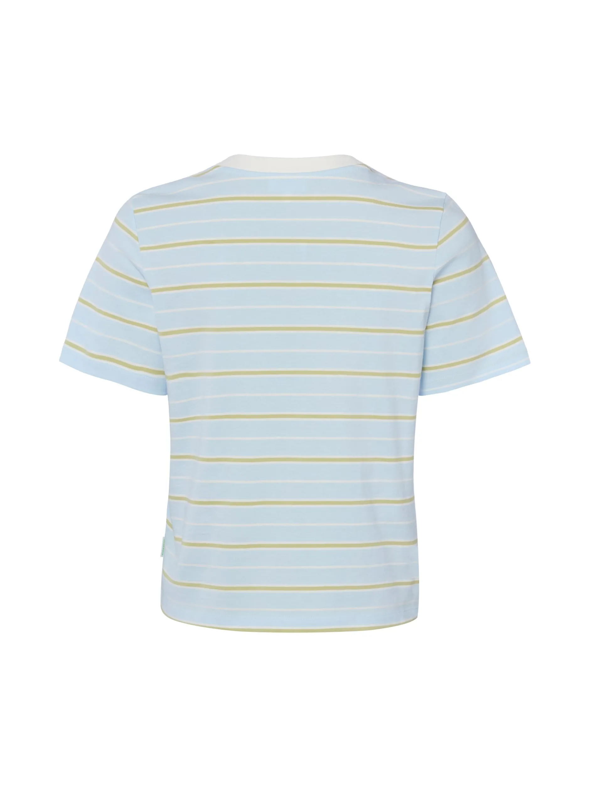 s.Oliver Damen T-Shirt in hellblau grün - Ärmel: kurzarm