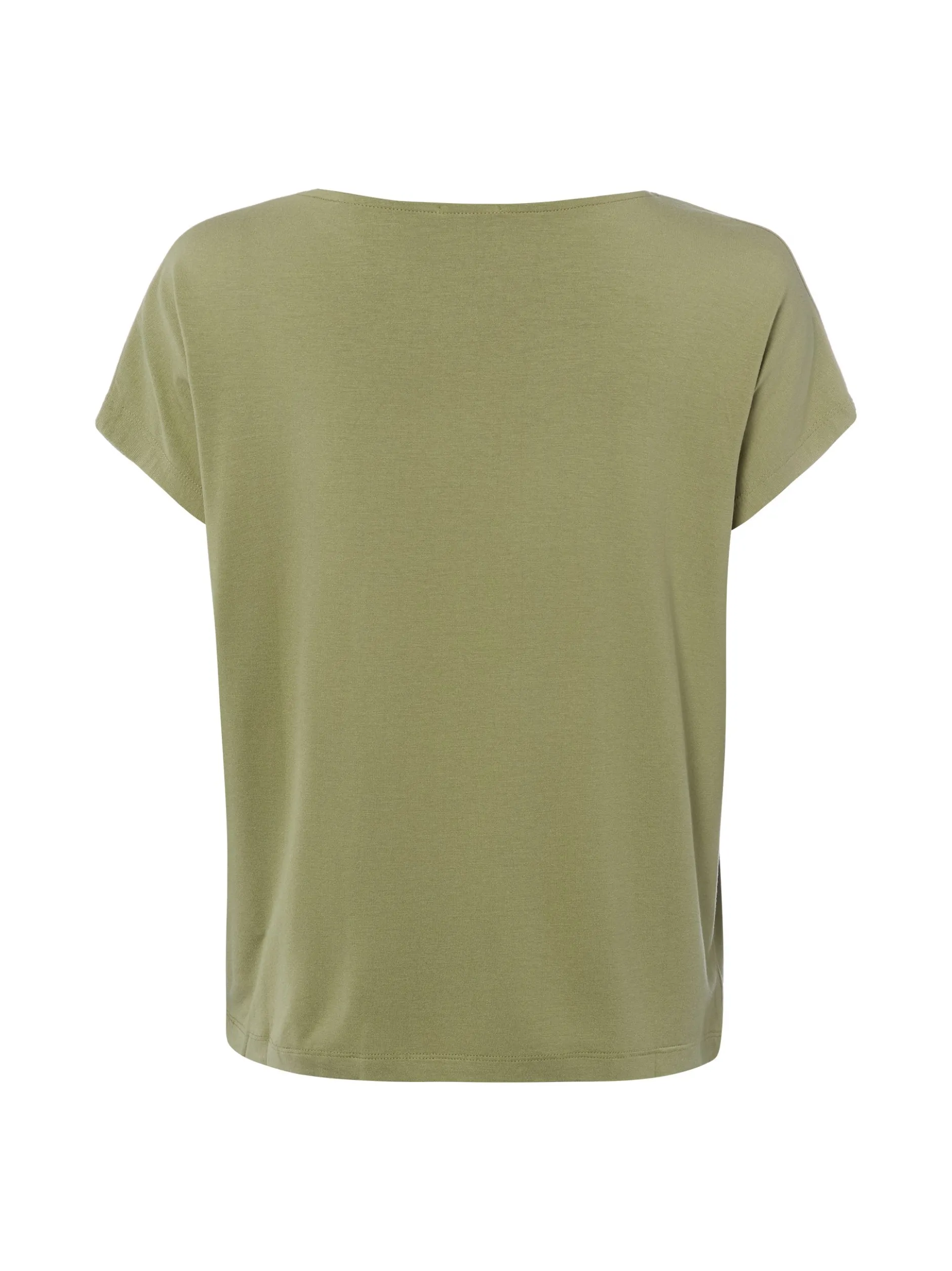 s.Oliver Damen T-Shirt in schilf - Ausschnitt: Rundhals
