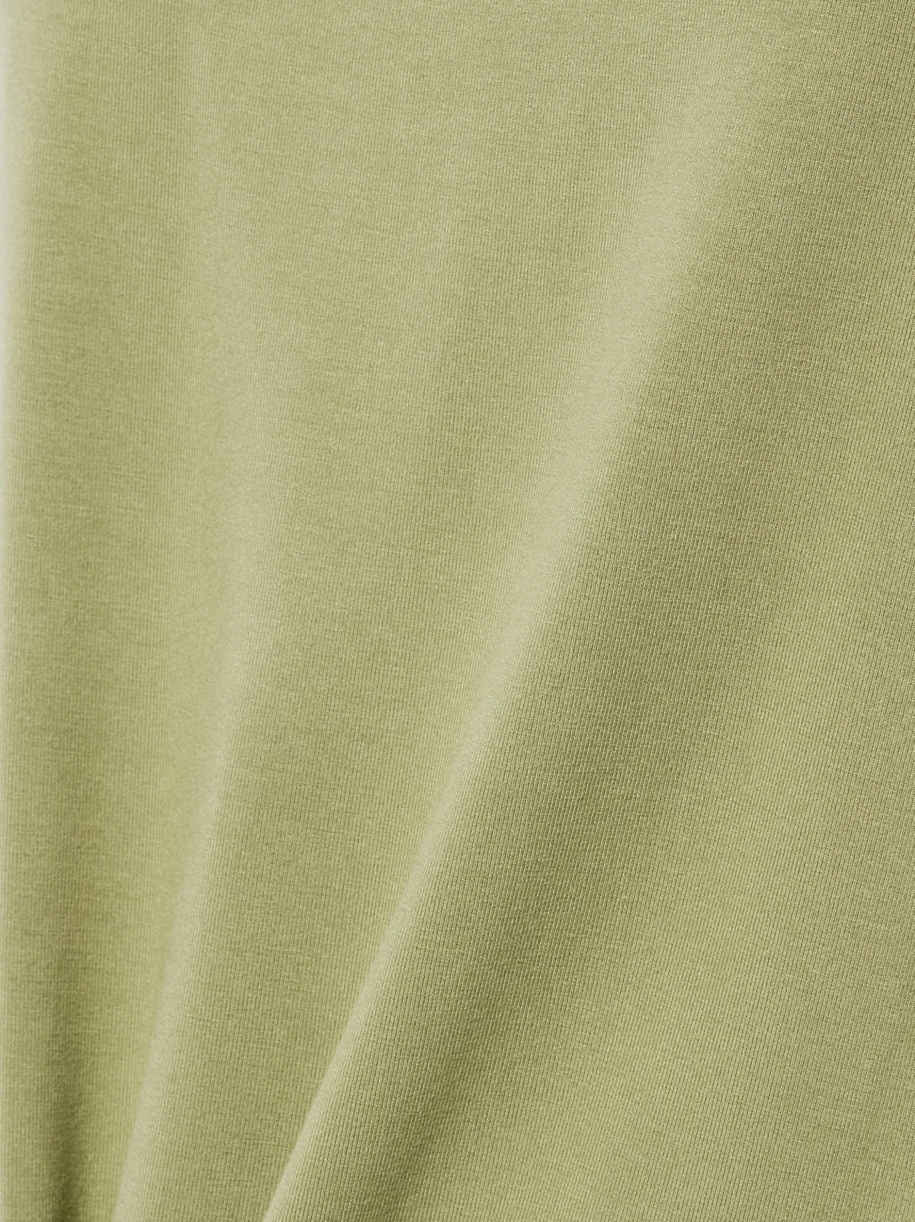 s.Oliver Damen T-Shirt in schilf - Ausschnitt: Rundhals