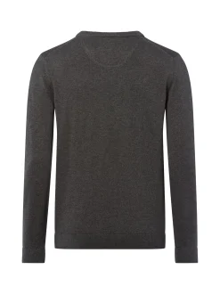 s.Oliver Herren Pullover in anthrazit - Ärmel: langarm