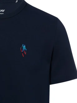 s.Oliver Herren T-Shirt in marine mehrfarbig