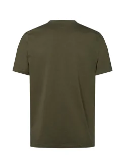 s.Oliver Herren T-Shirt in oliv - Ausschnitt: Rundhals