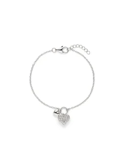 s.Oliver Mädchen Armband - Heart in silber