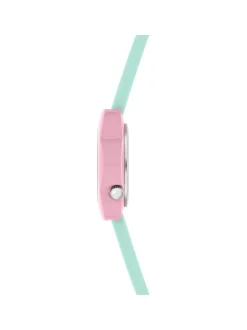 s.Oliver Mädchen Armbanduhr - Flower Power in grün
