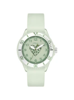 s.Oliver Mädchen Armbanduhr - Lovely Time in grün