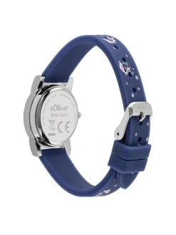 s.Oliver Mädchen Armbanduhr - The Joy Time in blau