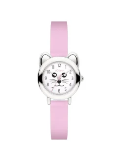 s.Oliver Mädchen Armbanduhr - The Cat in rosa