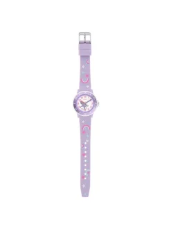 s.Oliver Mädchen Armbanduhr - The Magic Time in lila