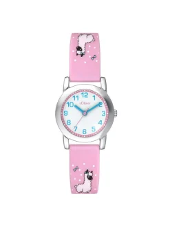 s.Oliver Mädchen Armbanduhr - The Joy Time in pink