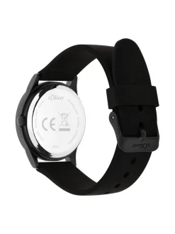 s.Oliver Unisex Kinder Armbanduhr - The Black Rush in mehrfarbig