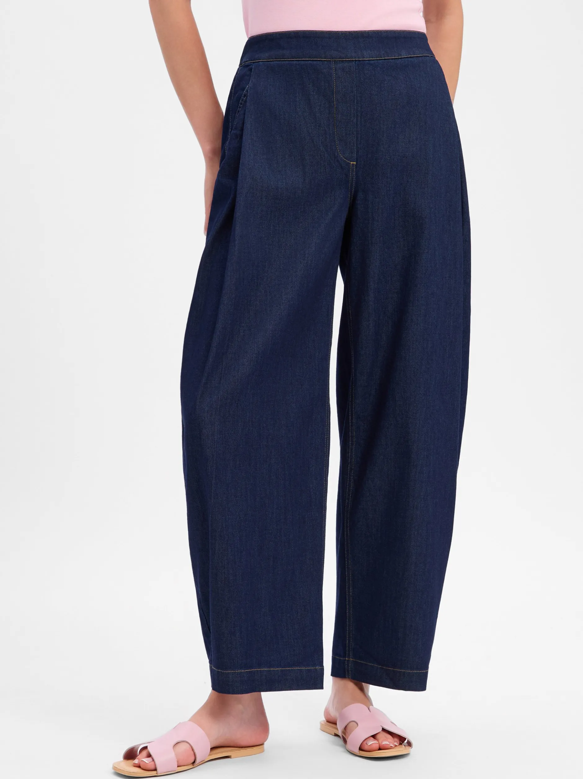 Someday Damen Jeans - Charlie Curved in blue stone