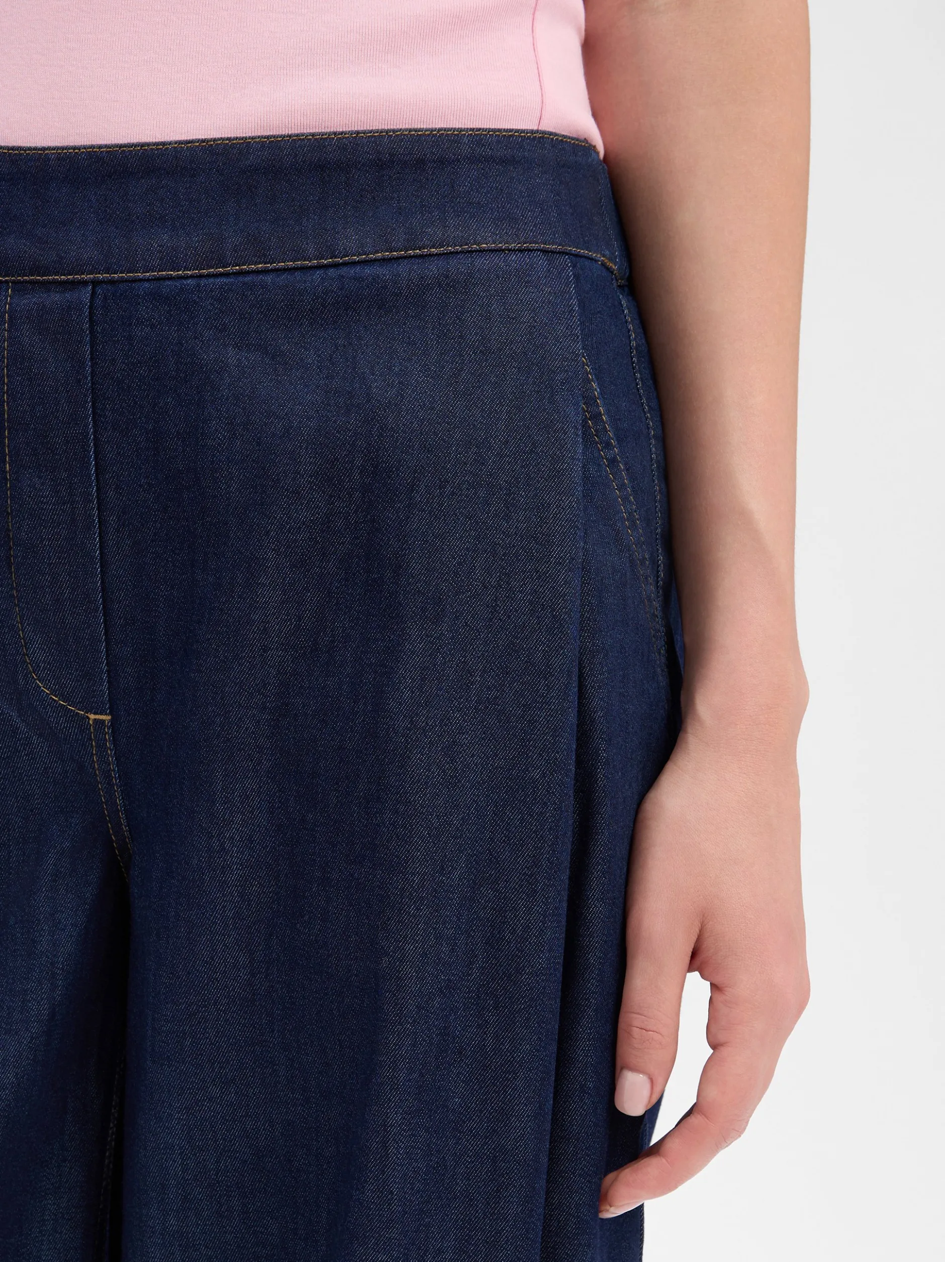 Someday Damen Jeans - Charlie Curved in blue stone