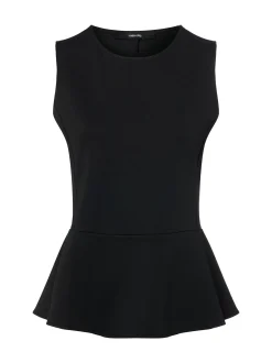Someday Damen Peplumtop - Kahedda in schwarz