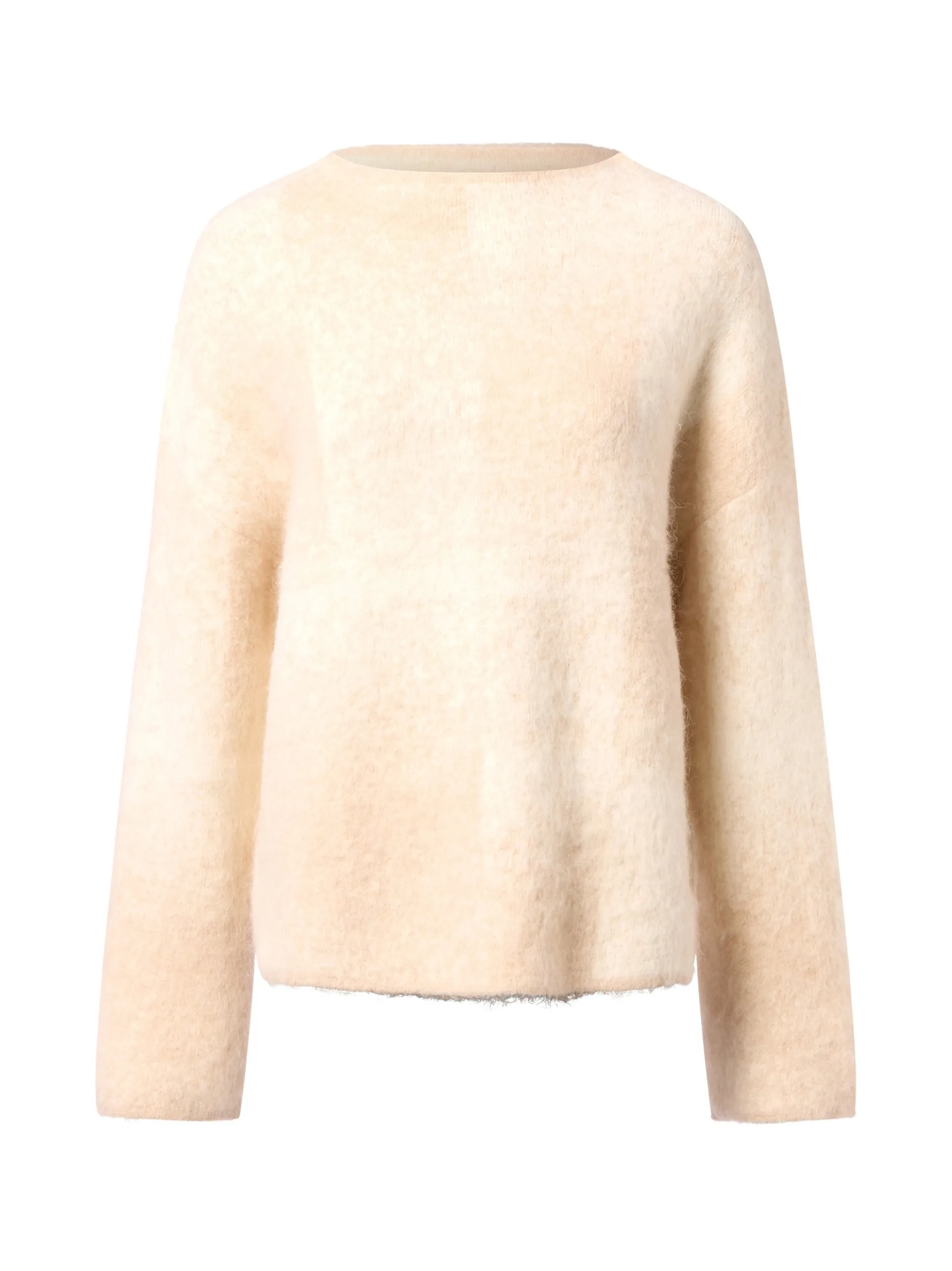 Someday Damen Strickpullover mit Alpaka-Anteil - Teonie in melange ecru