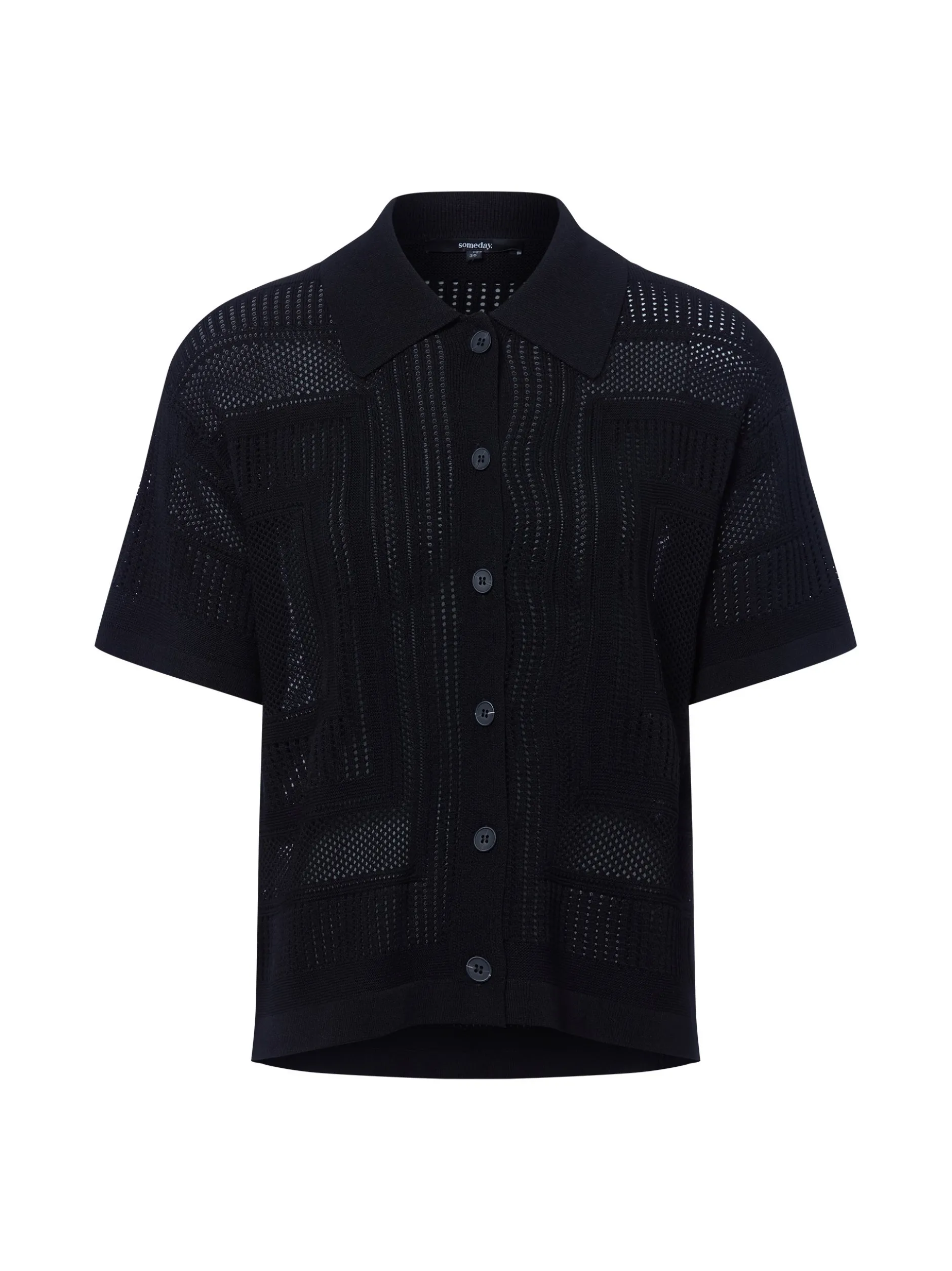 Someday Damen Strickshirt - Tiandra in schwarz