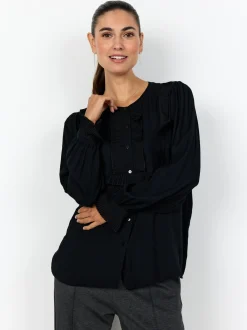 soyaconcept® Damen Bluse - SC-Anise 2 in schwarz