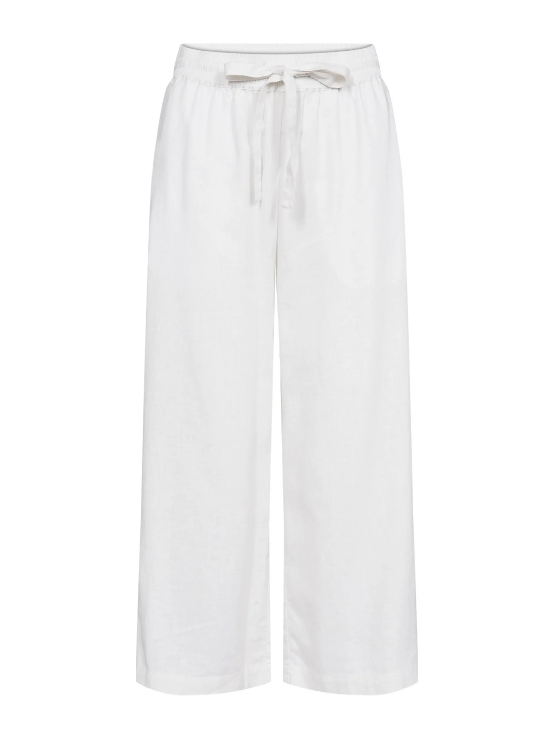 soyaconcept® Damen Hose mit Leinen-Anteil - SC-Ina in weiß